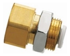 Conector Neumático Pasamuro Tubo 8mm, Rosca 1/4 Kq2e10-02a