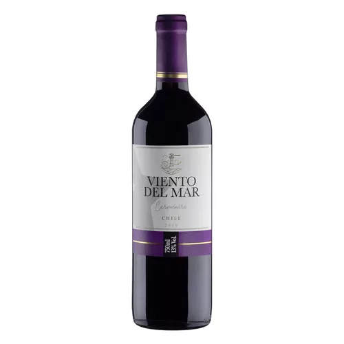 Imagem 1 de 2 de Vinho tinto seco Carménère Viento del Mar 2019 750 ml