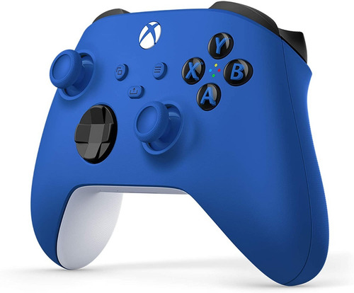 Imagen 2 de 4 de Control Xbox One Shock Blue Series X / S Joystick 2020 Nuevo
