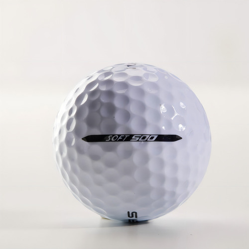 Pelotas de golf Inesis Soft 500 (kit con 12 bolas), color blanco