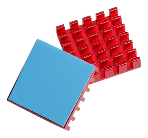 Akk 10pcs Kit Disipador Calor Aluminio Rojo