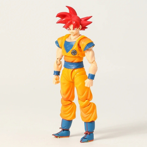 . Shf Dragon Ball Super Saiyan Dios Así Modelo De Acción