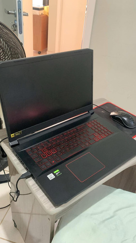 Notebook Gamer Acer Nitro 5 17.3 Gtx 1650 I5 !leia Descrição Preto (Usado)