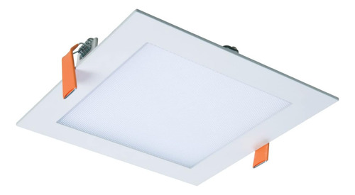 Luz Led Empotrable Cuadrada De Techo Y Ducha 6 Ultrafino -