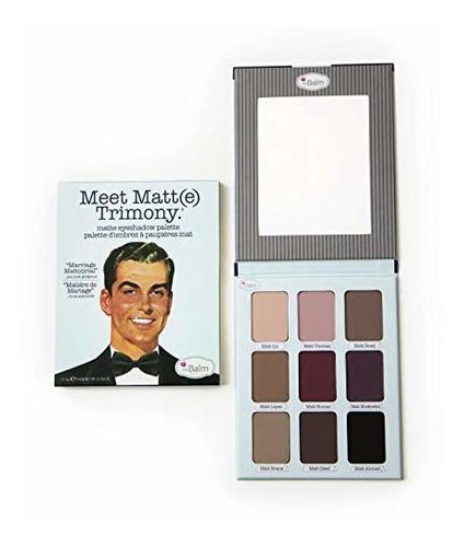 The Balm Cosmetics Meet Trimony Matte Eyeshadow Palette.