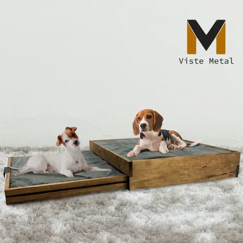Cama Doble Para Perro Estilo Industrial Vintage