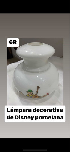 Lámpara Decorativa De Disney Porcelana