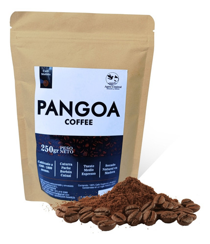 Café Molido O Grano Tostado Ecológico 250gr