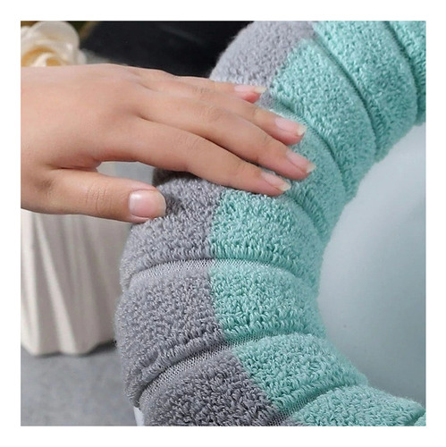 4pzs Cubre Asiento Funda Lavable Cálida Inodoro Taza Wc Baño