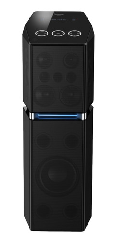 Imagen 1 de 5 de Minicomponente Panasonic SC-UA70 negro con bluetooth 1700W de potencia - 220V - 240V