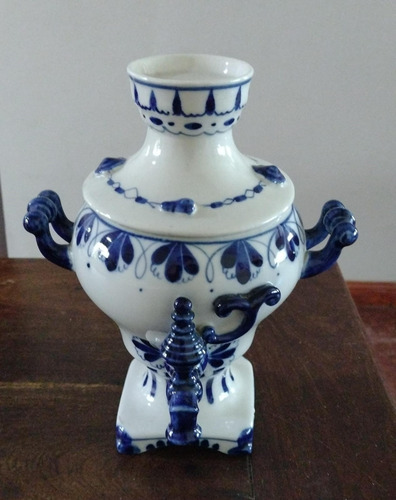 Samovar Ruso Porcelana Antiguo Colección (Usado)
