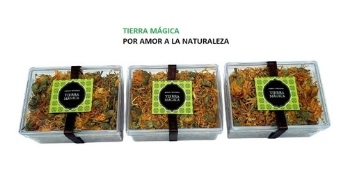 Caléndula Mortadela, Flor Té, Caja M, 3 Pack, 276 Gr