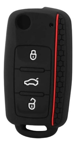 Funda Llave Silicon Vw Jetta Bora Golf Beetle Vento Polo