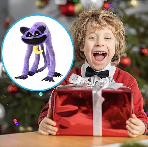 Y Peluche Gato Critter Sonriente Peluche Patas Largas