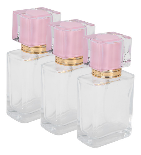 50 Ml De Perfume Recargable Botella De Vidrio Transparente