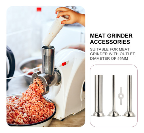 Un Juego De Accesorios Para Carne De Acero Inoxidable Con Sa