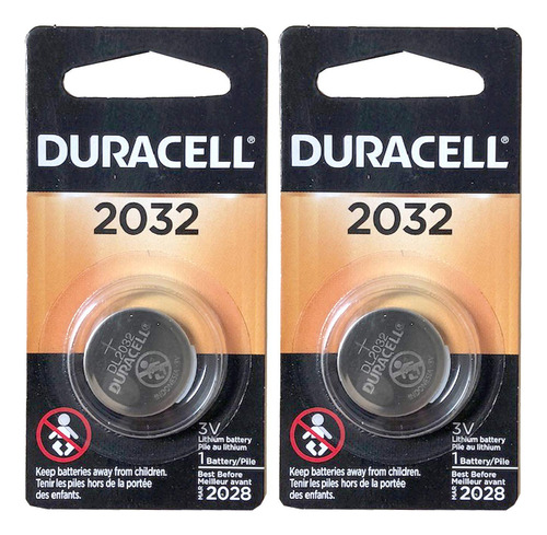 2x Duracell Dl2032 - Batera De Moneda De Litio De 3 V Cr2332