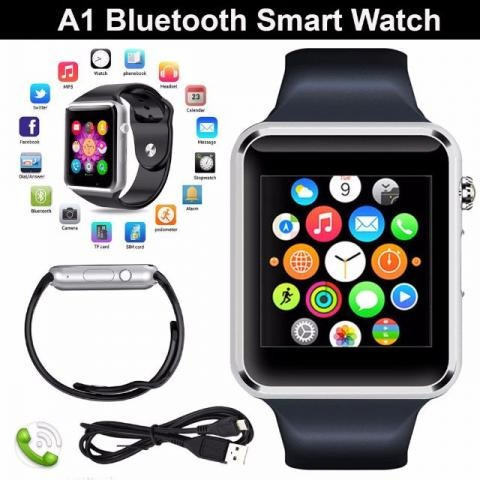 A1s Smartwatch Phone Preto Chip Android Samsung App