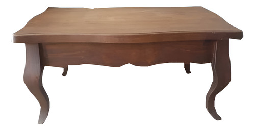 Mesa Para Living Estilo Luis Xv En Madera Lustrada