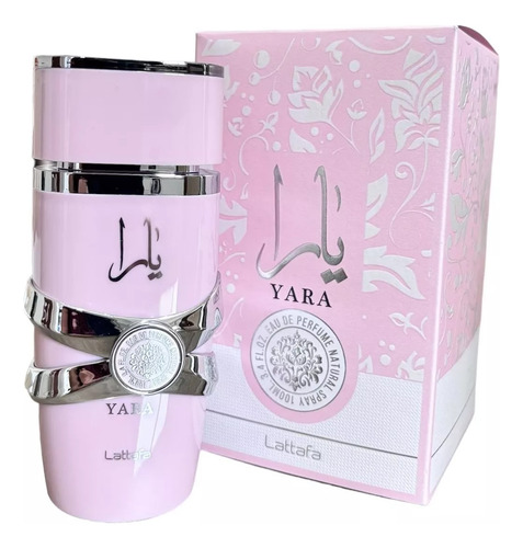 Perfume Lattafa Yara, 100 ml, Edp Eua, perfume natural en aerosol árabe