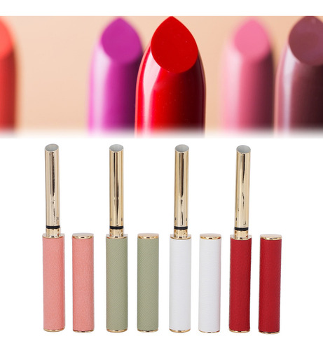 Para Envase De Lápiz Labial Reutilizable, Tubo Vacío Para