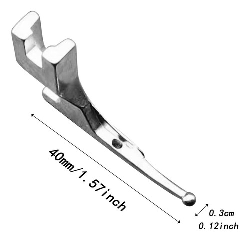 Prensatelas Para Lentejuelas P369 Resistente Para 4cmx0.3cm