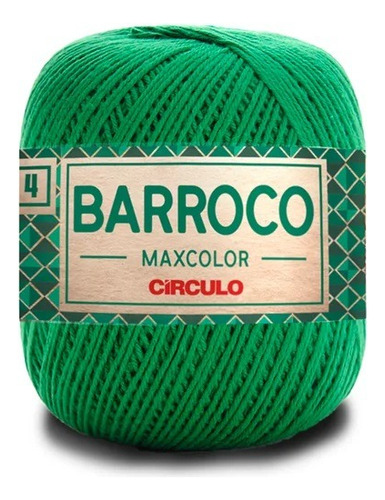 Barroco Maxcolor 4 Fios 200gr Kit 03 Un Linha Crochê Tricô Cor Bandeira