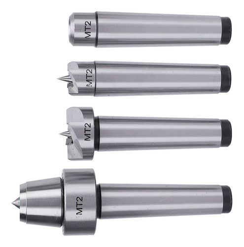 Lathe Live And Drive Center Set 4 Pcs Wood Spur Cup Mt2