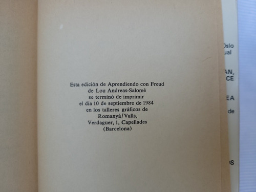 Aprendiendo Con Freud Lou Andreas Salome Laertes