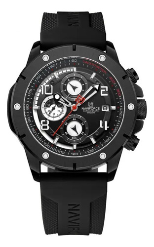 Reloj Naviforce Deportivo Banda De Goma Con Cronógrafo 