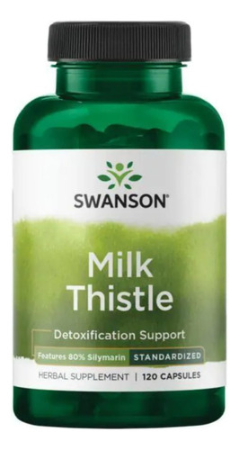 Milk Thistle 250 Mg X 120 Caps Cardo Mariano Sabor Neutro Neutro