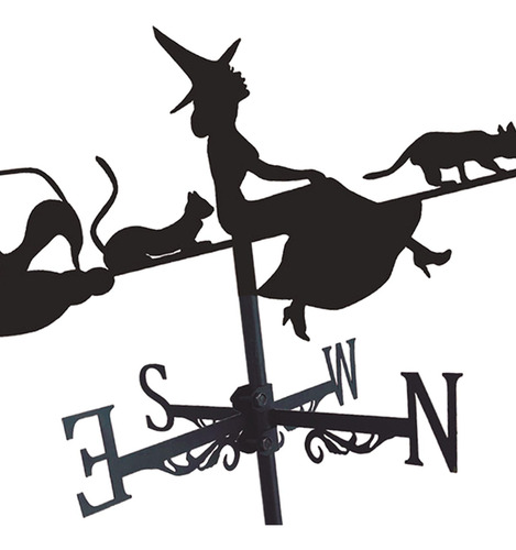 Weathervane Weather Rust Bruja Y Gato Bruja Y Gato
