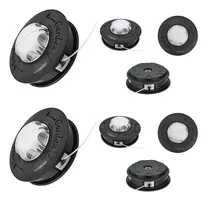 Comprar HARMEI 2pcs Cabezal Cadena Para Desbrozadora Desbrozadora Universal con 2 Líneas De Corte para La Mayoría De Accesorios De Cortacésped Y Desbrozadora,accesorios Para Césped Jardín negro