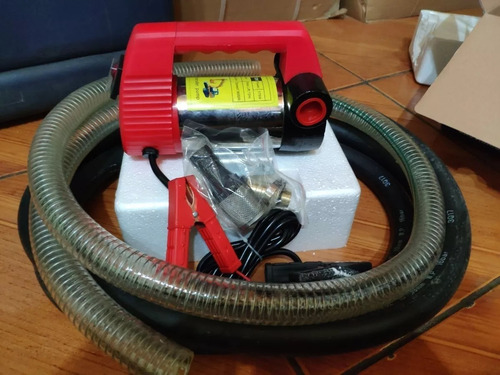 Kit Bomba Trasvasije Diesel 12v 175w Manguera Pistola