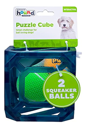 Outward Hound Puzzle Cube Juguete Interactivo Para Perros