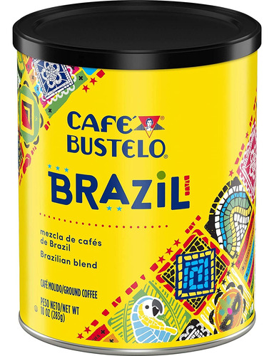 Caf Bustelo Origins Brasil Caf Molido, Tostado Oscuro, 10 On