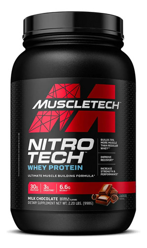 Nitro Tech Whey Protein Creatina Amino Energy + Shaker Milk Chocolate - Grape