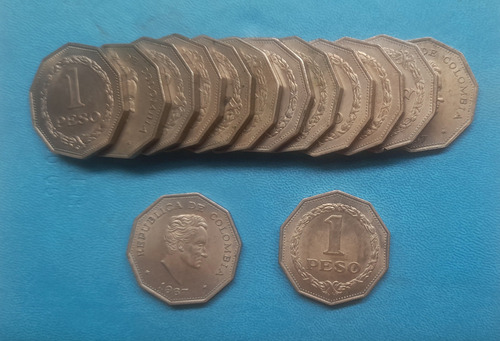 Moneda Grande De 1 Peso 1967
