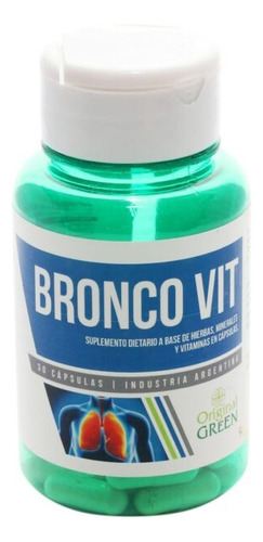 Bronco Vit X30 Capsulas Original Green