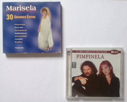 Combo Dos Cd's Marisela Y Pimpinela Cuatro Discos