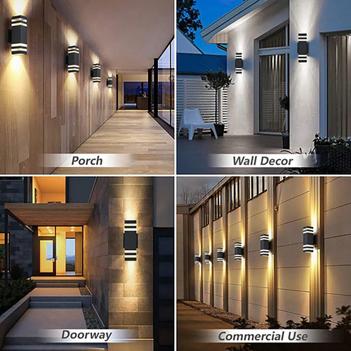 YUJU Lámpara De Pared Led Impermeable Sobreponer Para Exterior lamparas de pared exterior lampara arbotante lampara arbotante Potencia 60 W