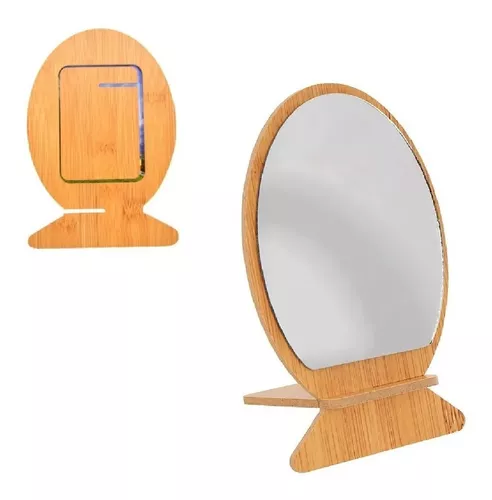 minkissy Decoração Retrô Meninas Mesa De Escritório Decorações De Mesa  Espelho Vintage Espelho Giratório Dupla Face Mesa Giratória Espelho De  Maquiagem Lupa Espelho De Maquilhagem Espelho