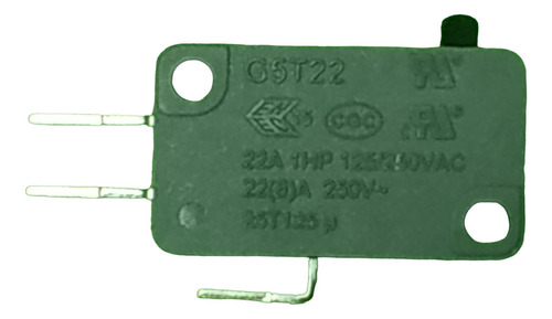 Kit 10 Micro Chave G5t22-d2z200u 22a 125/250vac 1hp
