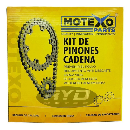 Imagen 2 de 6 de Kit Transmisión Bajaj Rouser Ns As 200 Motexo Ryd