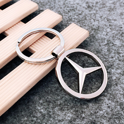 Chaveiro Mercedes Benz Logo Gancho Cromado - Classe A C Gla