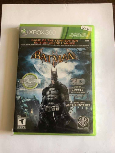 Batman Arkham Asylum ,juego De Xbox 360.