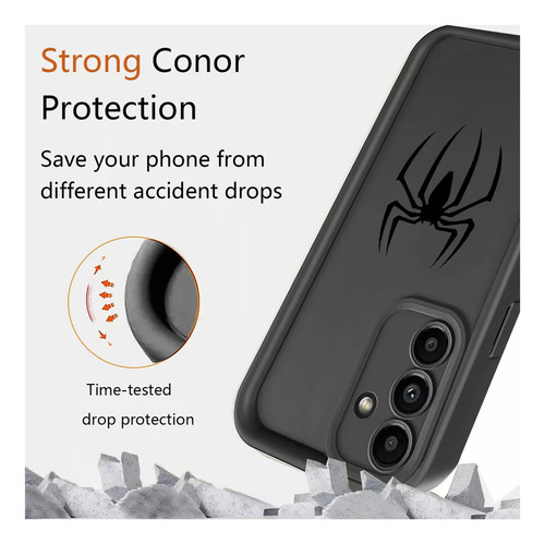 Uso Rudo Carcasa Silicona De Spider Araña Para Xiami Redmi