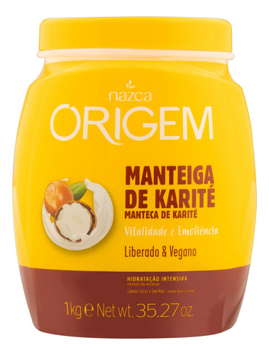 Creme de Tratamento Origem Manteiga Karite 1Kg