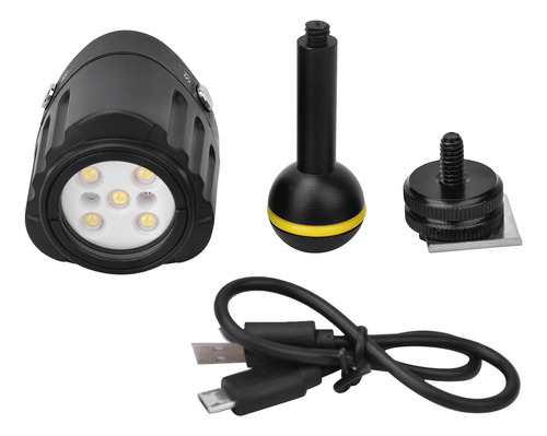 Batería Led Sl-18 De 40 M/130 Pies Para Buceo Profundo, 7500