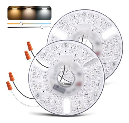 Kit De Luz Para Ventilador De Techo Regulable Luces Led De R